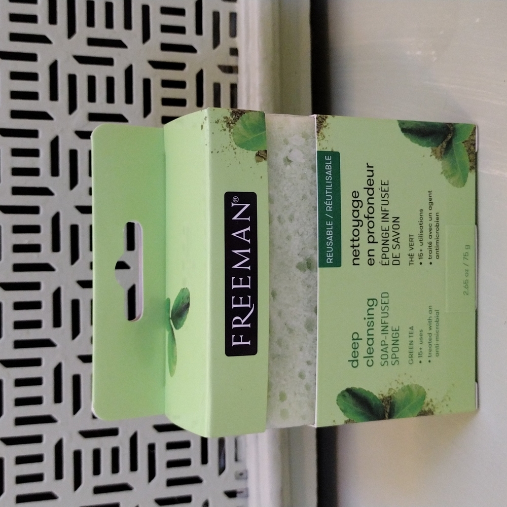 Freeman soap infused sponge - green tea
